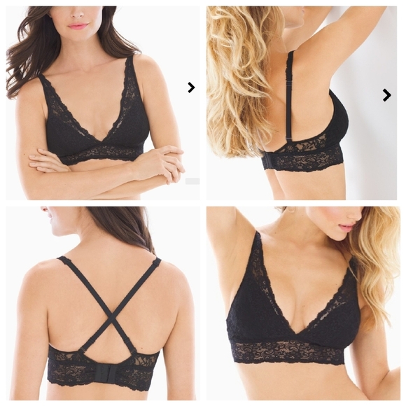 NWT Soma Green Bralette Lace Plunge Size XXL - Picture 16 of 16